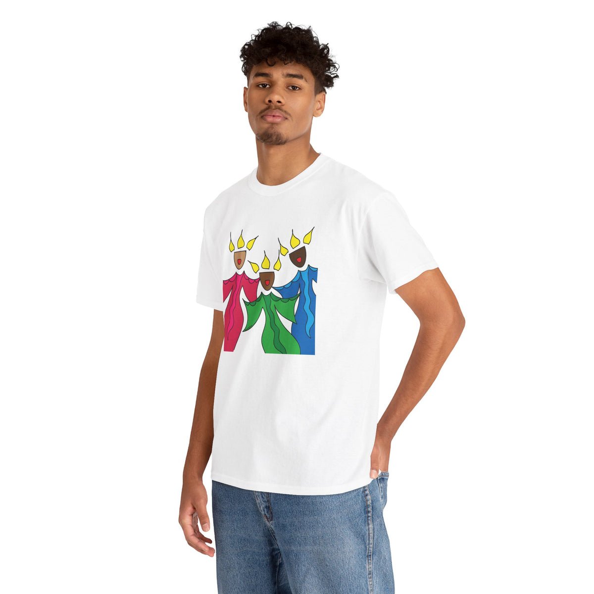 Reinas Magas Vejigantes Unisex Heavy Cotton Tee