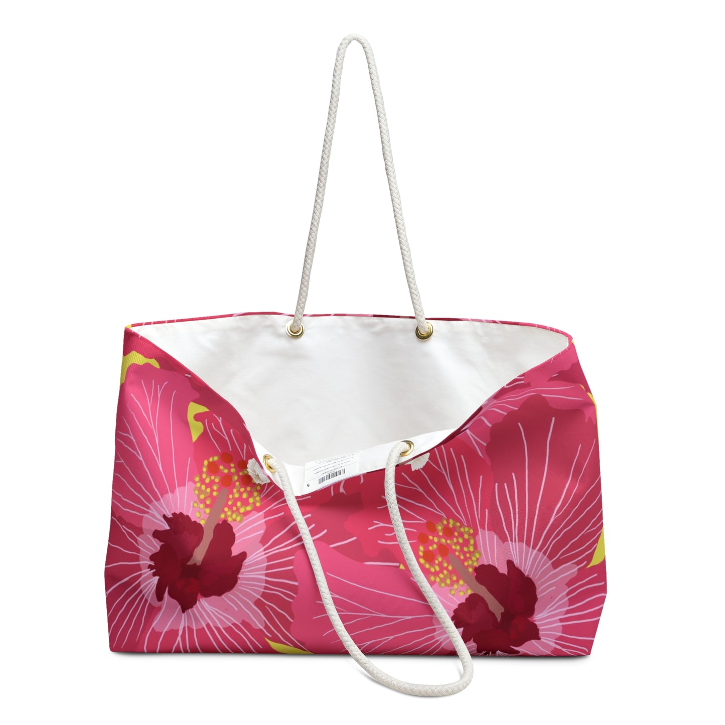 Tropical Weekender Bag with Amapola Flower Design