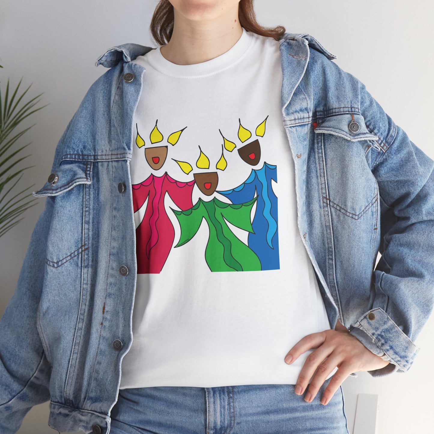 Reinas Magas Vejigantes Unisex Heavy Cotton Tee