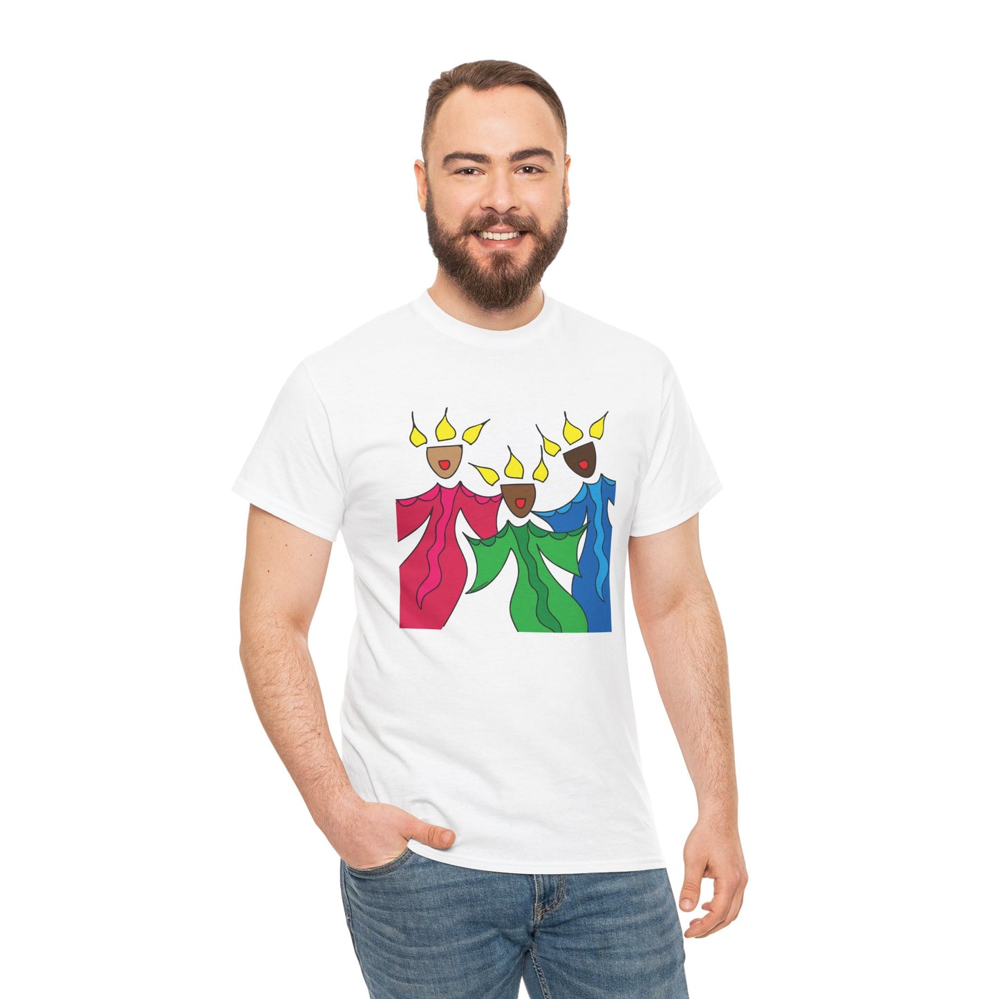 Reinas Magas Vejigantes Unisex Heavy Cotton Tee