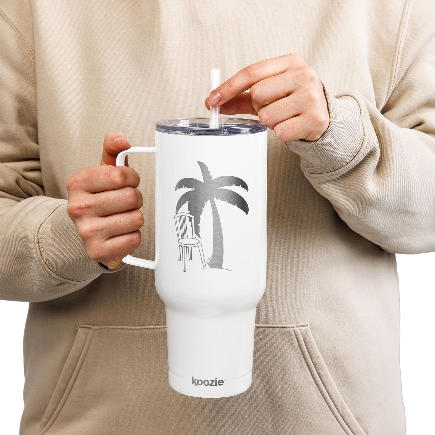 Recuerdos 40oz Insulated Tumbler with Lid - Laser Engraved