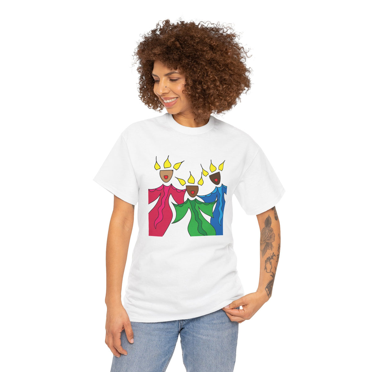 Reinas Magas Vejigantes Unisex Heavy Cotton Tee