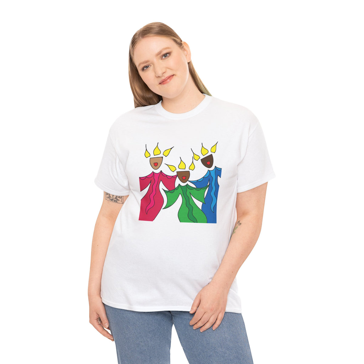 Reinas Magas Vejigantes Unisex Heavy Cotton Tee