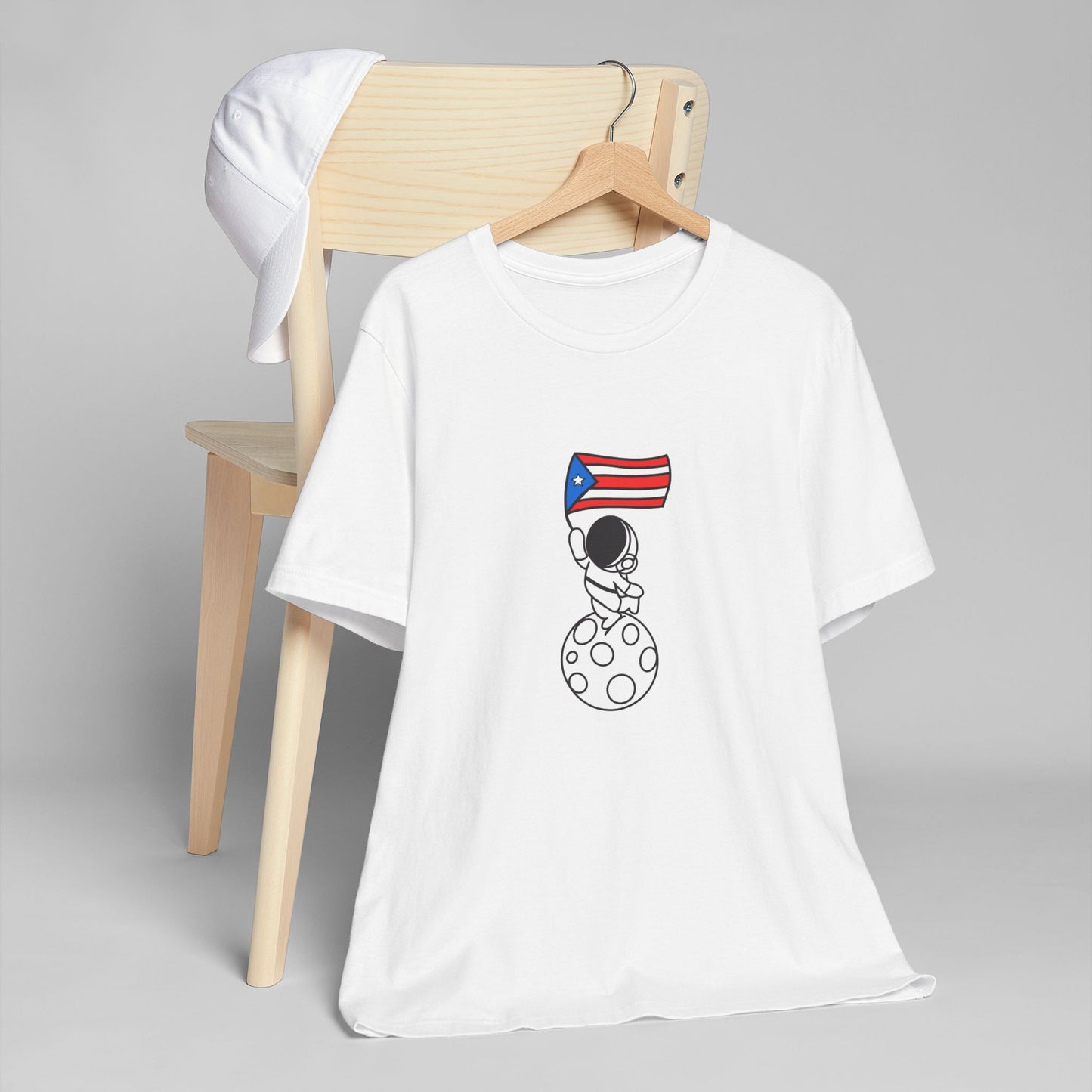 Astronauta en la Luna Unisex Jersey